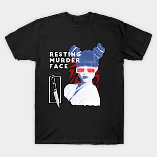 Resting Murder Face Knife T-Shirt